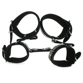 BDStyle Adjustable Leather Cuffs Spreader Bar - Secure and Stylish Restraint Spreaders and Hangers